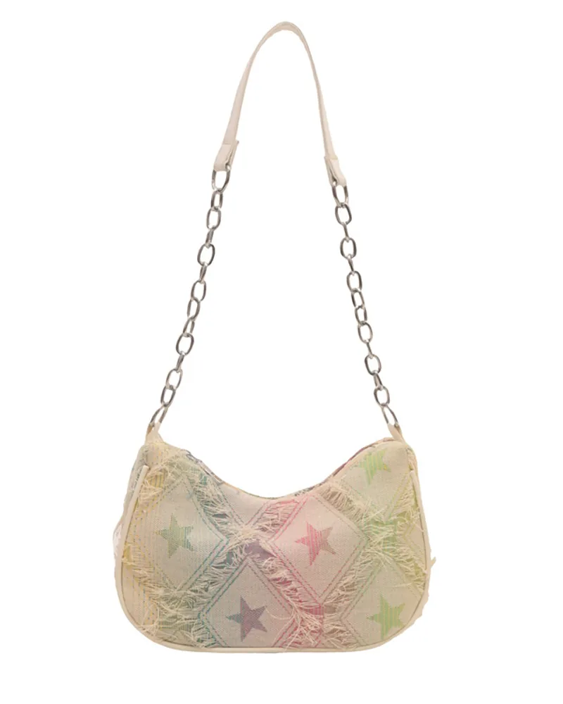 Y2K Star Denim Bag