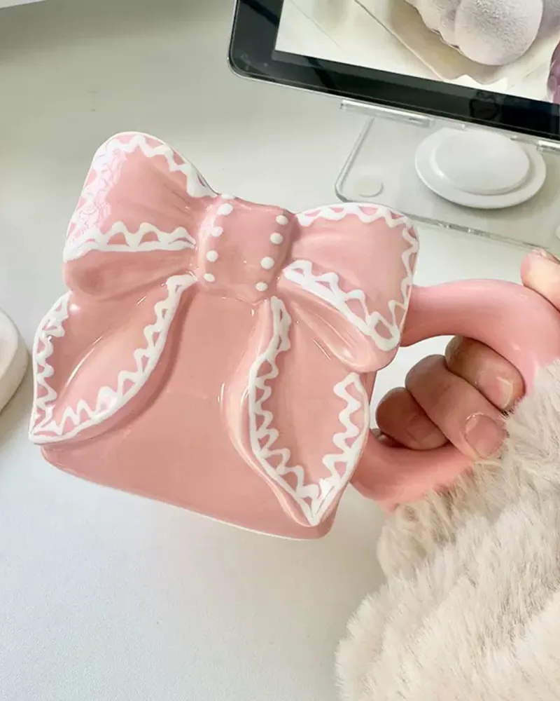Ceramic Bow Mug